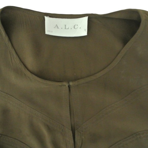 A.L.C. silk blouson dress - Picture 4 of 5
